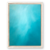 Coastal Retreat Underwater Clouds X by - Floater Frame Print on Canvas