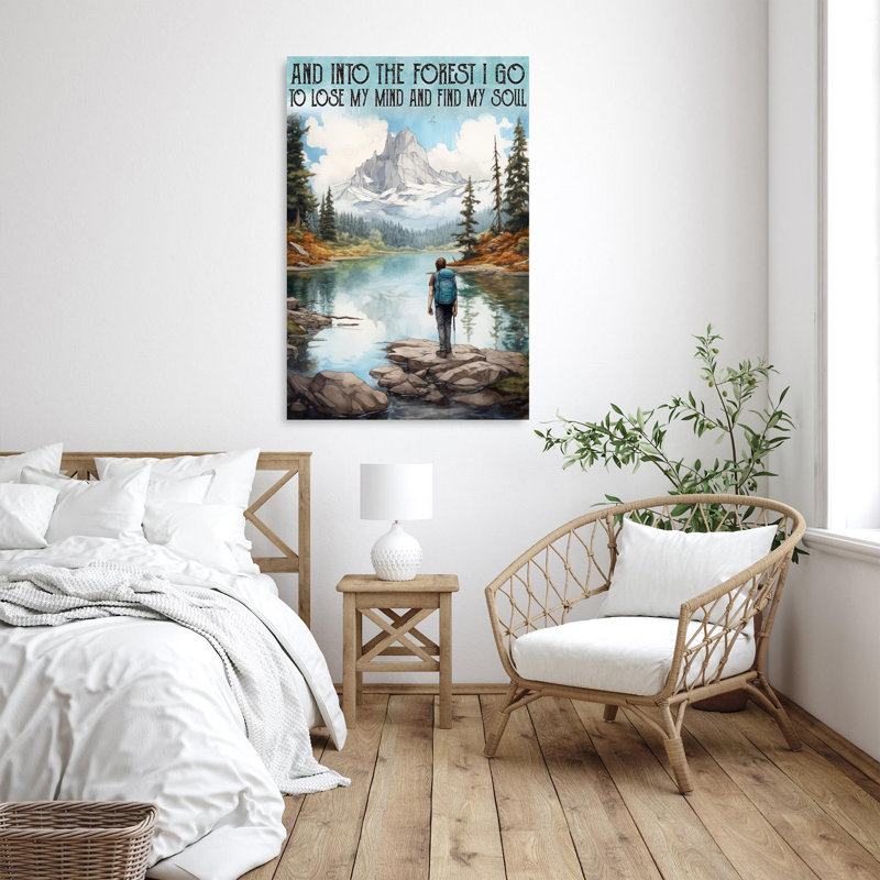 Impression sur toile, "Avalia", H 36 po x l 24 po x P 1,25 po