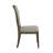 Aisja Trestle Dining Table Set w/ 4 Upholstered Chairs & 1 Bench
