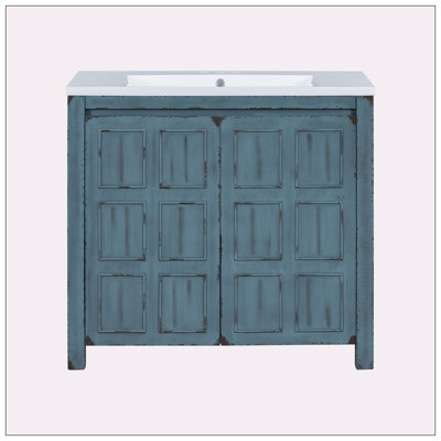 Organisateur de meuble-lavabo 36 po avec lavabo