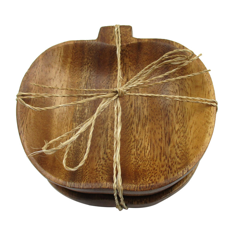 Chassi Home Decor Apple Bowls 3U Utensils | Brown Bowl - 7x11x11cm