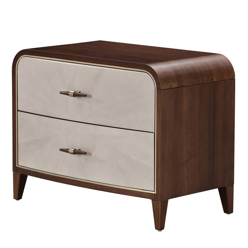 Houston Large Nightstand - Walnut