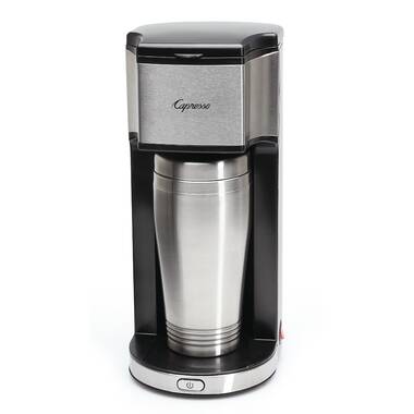 Continental 4 Cup Metallic Red Electric Coffee Maker