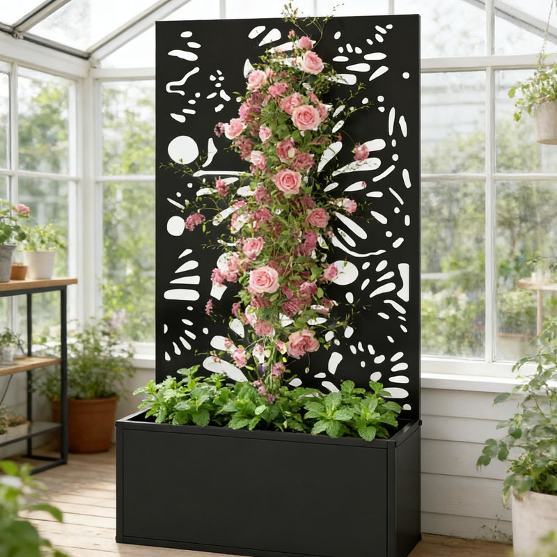 Lit à plante élégant, mural ou autoportant