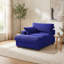 Chaise longue surdimensionnée en velours côtelé avec accoudoirs et coussins Bentura-1650880628-1641015413
