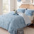 Piece Western Cowgirl Bedding Sets, Full Queen Blue Microfiber Comforter