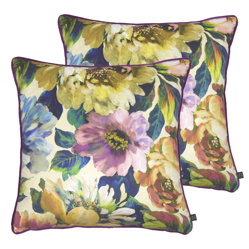 Floral Square Cushion