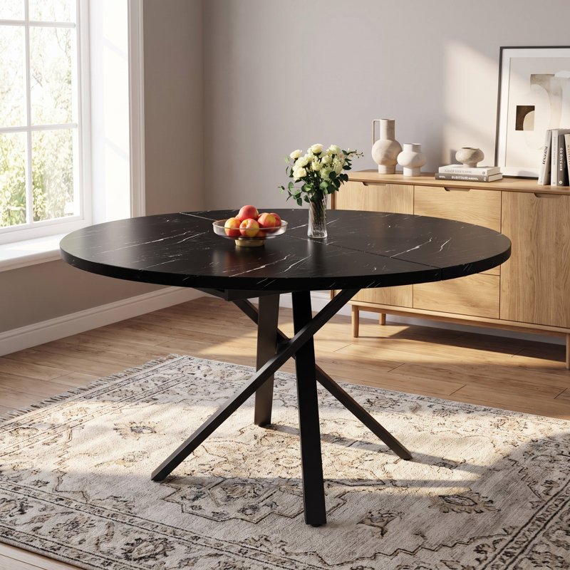 Dining Table with Steel Base