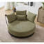 Fauteuil pivotant surdimensionné 52,75 po, pivotant sur 360 °-1360855804