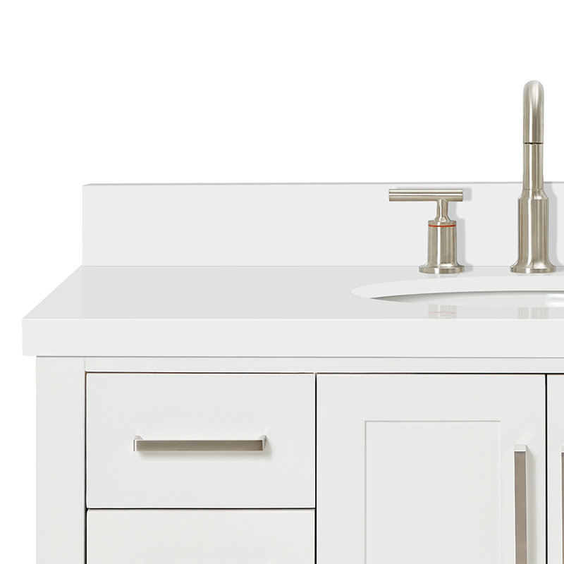 Magnolia Bath Vanity Oval Basin S043SWQ, White, Oval