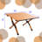 Birkir Square Aluminum Outdoor Folding Picnic Table