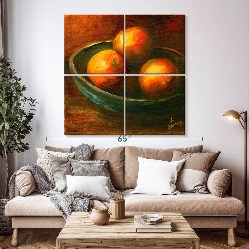 Yarlin Rustic Fruit IV, 50" H x 50" W