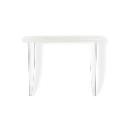 Ostrowski 100 cm W Solid Wood Top Console Table