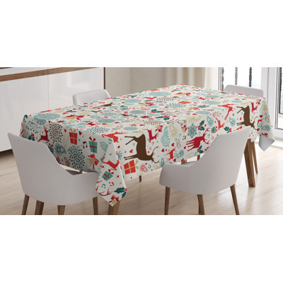 Christmas Dining Room Kitchen Tablecloth