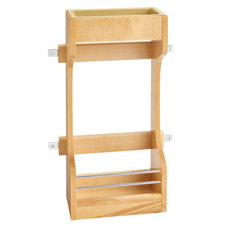Rev-A-Shelf Door Mount Sink Base Cabinet Storage Organizer, Wood , 10.5" W