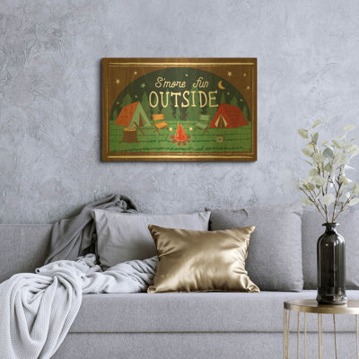 " Comfy Camping 7 " by Melissa Averinos Print