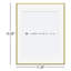 Feronia Metal Picture Frame with Mat-72380467-72380464