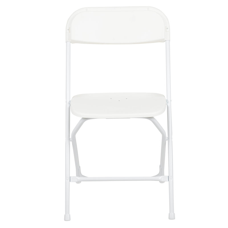 Chaise pliante Oliverson, Ensemble de 24 pièces, Blanc
