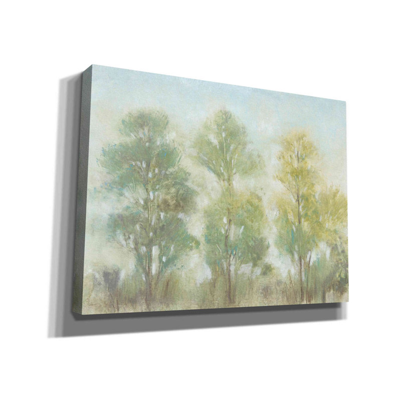 «Mute Trees II» par Tim O'toole, art mural sur toile, H 12 po x l 16 po x P 0,75 po