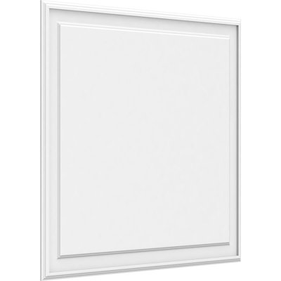 Panneau mural surélevé en PVC blanc Legacy