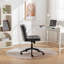 Fauteuil pivotant gris 360° - Hauteur réglable, siège fiable pour la maison/le bureau, pivotant.