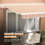 Brayden Studio 200cm D Retractable Door / Window Awning-581580026-581580029