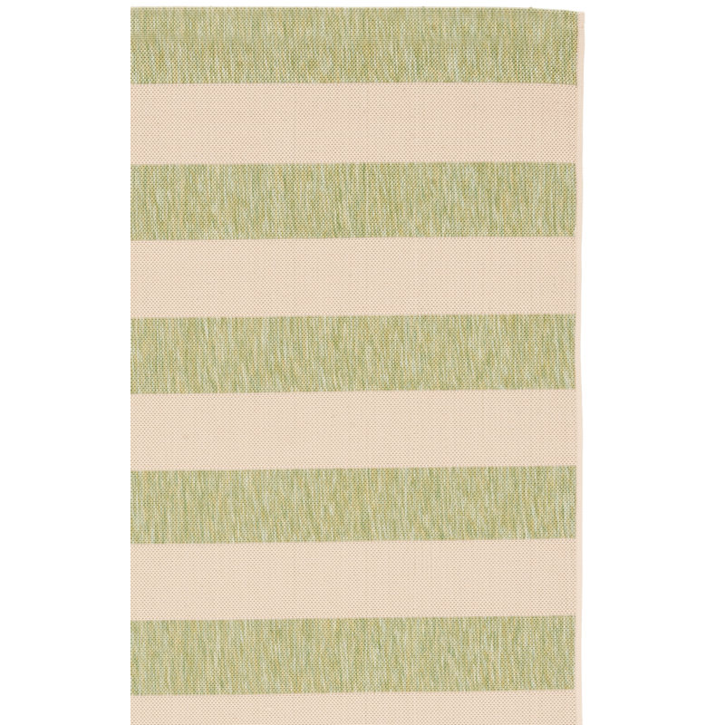 Tapis d'intérieur / extérieur à rayures Bridgeman Performance, Rectangle 9 pi x 12 pi