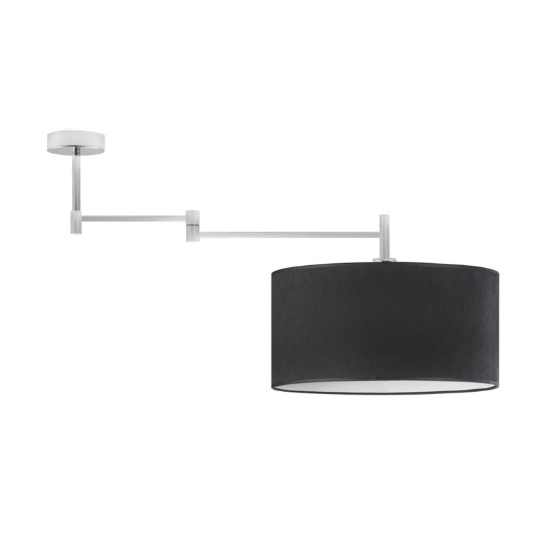Ivins Swing Arm Sconce, Black