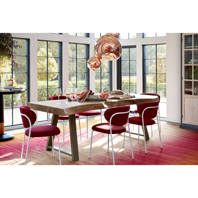 Dip Dye Linen Napkin, Cranberry/Orange