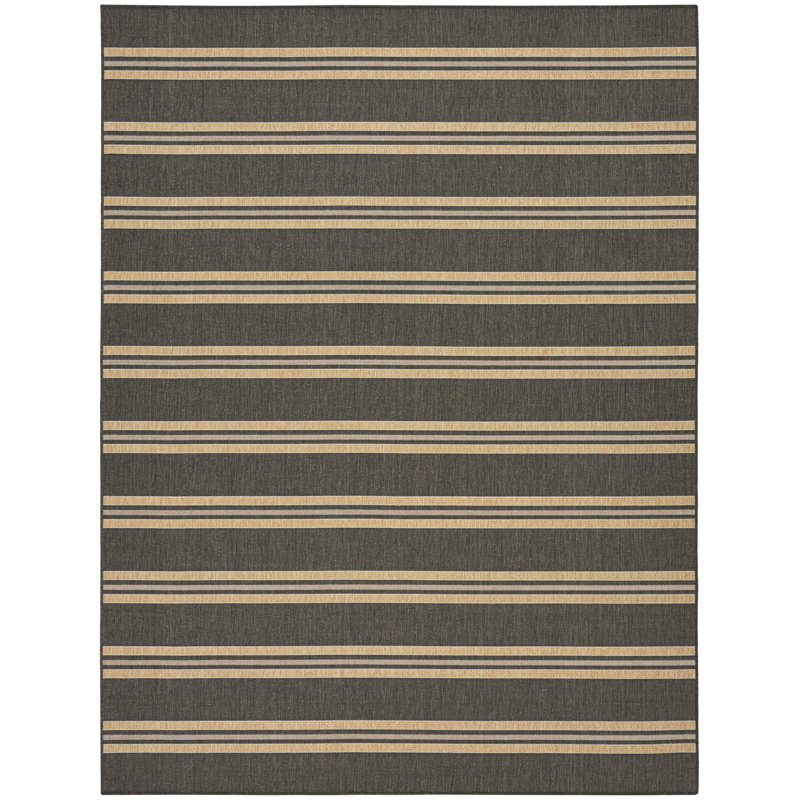 Manderella Modern Rug, Charcoal, Rectangle 10' x 14'