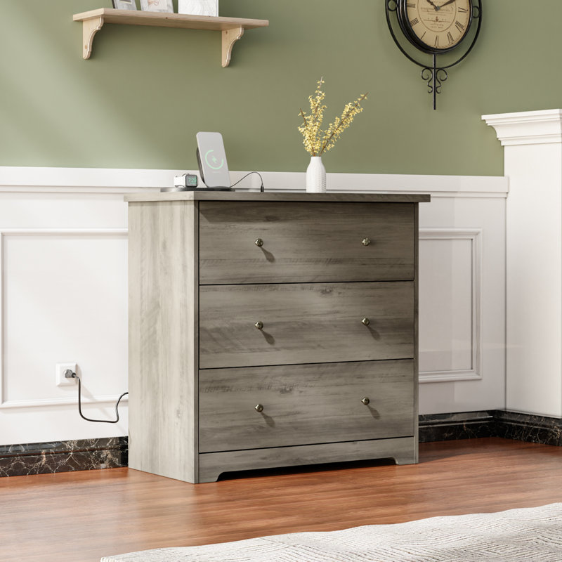 Armoire 3 tiroirs avec USB