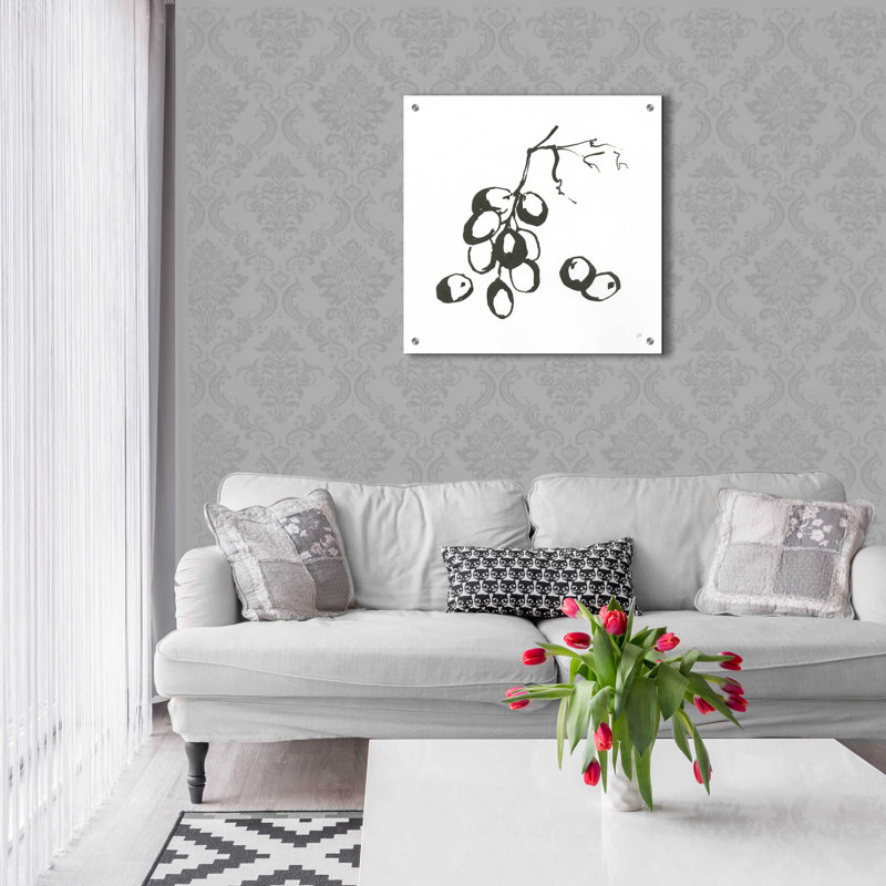 «Grapes I BW» par Chris Paschke, H 24 po x l 24 po x P 0,2 po