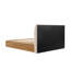 Verona King Wood Bed With Upholstered Headboard-1472325069