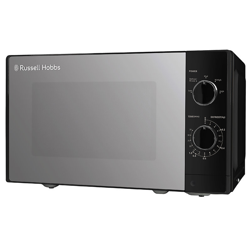 Russell Hobbs Rhm2027 Compact, Solo, Manual Microwave 20l, Black