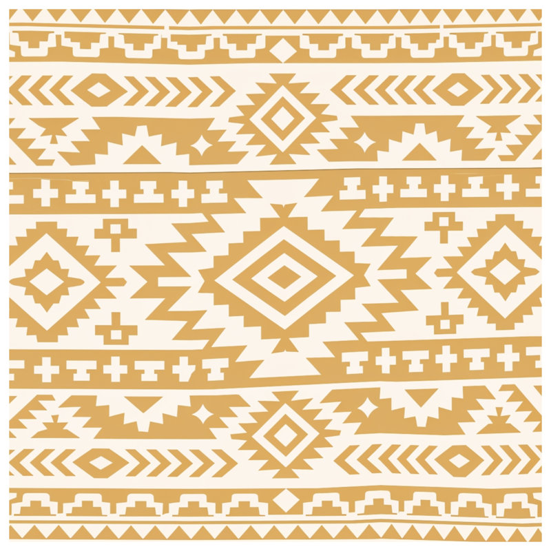 Rideaux de fenêtre à motif aztèque Southwestern, 50" x 92" - 1 Panel, Blockout