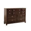 Commode 10 tiroirs Middle Century