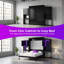 Grand lit escamotable avec bureau, meuble-lavabo rabattable et rangement pour armoire, lit mural peu encombrant-500527818