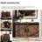 1-Drawer Manufactured Wood Nightstand with Cabinet-223000976