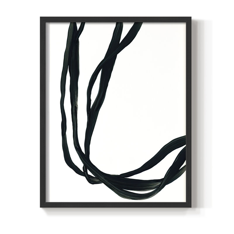 Onyx Ribbon II, reproduction encadrée - bois massif