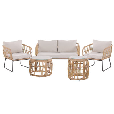 Feder 4 Seater Rattan Sofa Set