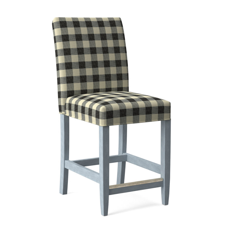 Manhattan Upholstered Counter Stool with Solid Wood Frame