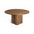 4 Quarter Round Solid Wood Dining Table-90927616-90927618