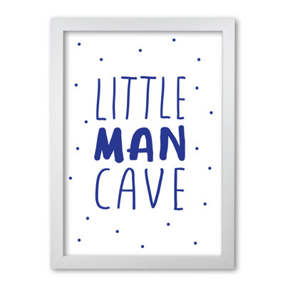 Little Man Cave Dots - Print