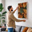 Autumn Leaves Close Botanical - Wrapped Canvas-293179046-293179070