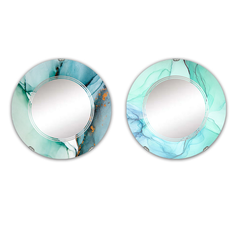 Ensemble de 2 miroirs sans cadre