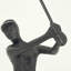 GOLFER LADY Iron Figurine 29cm-92166266