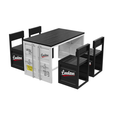 Mykena Rectangular 47.3'' L x 27.6'' W Dining Set