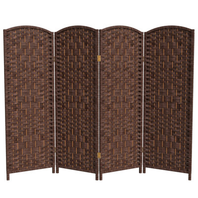 Short Diamond Weave Folding Screen