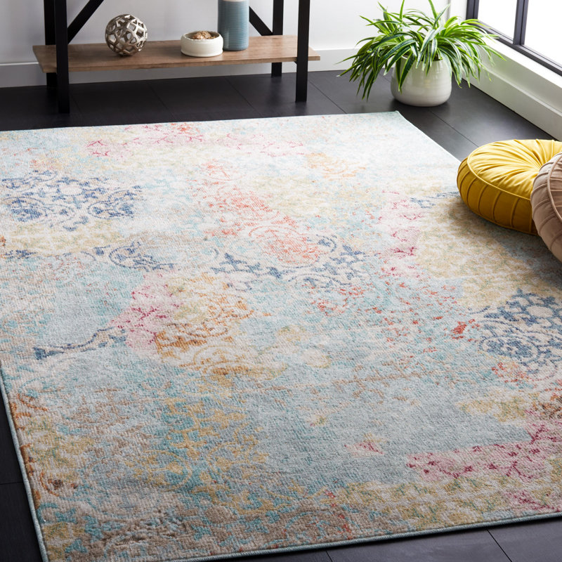 Phoenix 500 Performance Damask Rug, Rectangle 5'5" x 7'7"