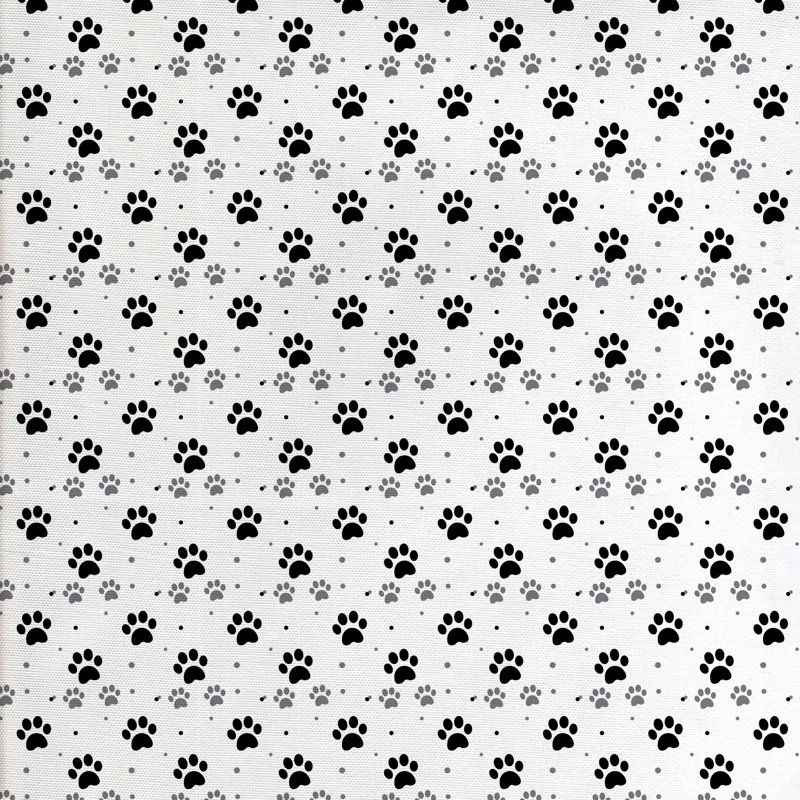 Tissu d’impression patte, l 58 po x L 180 po